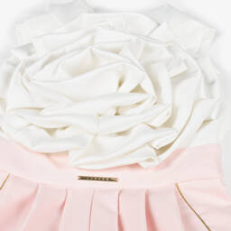 Junona-Girls Floral Pink Jumpsuit Delight | Childrensalon Outlet