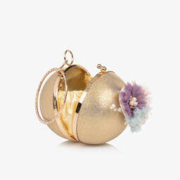 Junona-Girls Glitter Globe Floral Handbag | Childrensalon Outlet