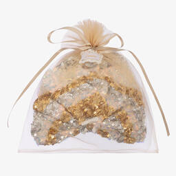 Junona-Girls Gold & Silver Sequin Turban | Childrensalon Outlet