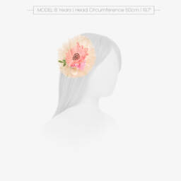 Junona-Girls Ivory Floral Tulle Barrette | Childrensalon Outlet