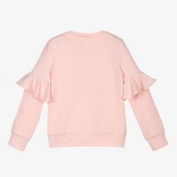 Junona-Girls Pink Cotton Top | Childrensalon Outlet