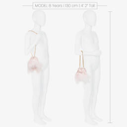 Junona-Girls Shimmering Feathered Pink Purse | Childrensalon Outlet