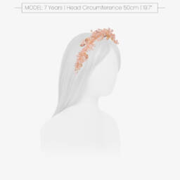 Junona-Girls Shimmering Pink Gem Headband | Childrensalon Outlet