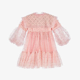 Junona-Блестящий розовый комплект из тюля для девочек | Childrensalon Outlet