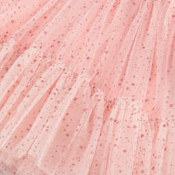 Junona-Блестящий розовый комплект из тюля для девочек | Childrensalon Outlet