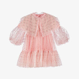 Junona-Блестящий розовый комплект из тюля для девочек | Childrensalon Outlet