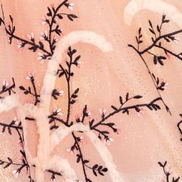 Junona-فستان تول مطرز لون زهري | Childrensalon Outlet