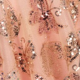 Junona-Pink Sequin Butterfly Dress Set | Childrensalon Outlet