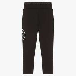 KARL LAGERFELD KIDS-Boys Black Cotton Joggers | Childrensalon Outlet