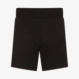 KARL LAGERFELD KIDS-Boys Black Jersey Logo Shorts | Childrensalon Outlet