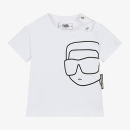 KARL LAGERFELD KIDS-Boys Blue Denim Shorts Set | Childrensalon Outlet