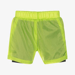 KARL LAGERFELD KIDS-Boys Green Logo Shorts | Childrensalon Outlet
