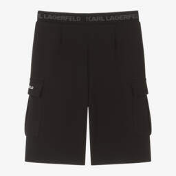 KARL LAGERFELD KIDS-Boys Onyx Cargo Adventure Shorts | Childrensalon Outlet