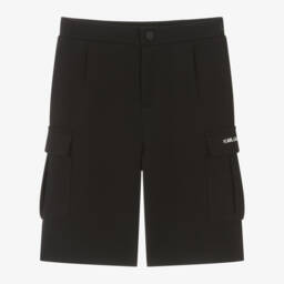 KARL LAGERFELD KIDS-Boys Onyx Cargo Adventure Shorts | Childrensalon Outlet