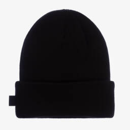 KARL LAGERFELD KIDS-Girls Black Cotton Hat & Snood Duo | Childrensalon Outlet