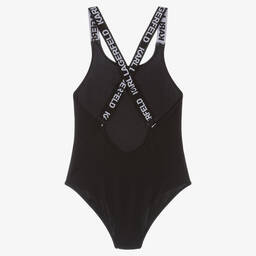 KARL LAGERFELD KIDS-Черный купальник для девочек | Childrensalon Outlet