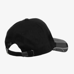 KARL LAGERFELD KIDS-Girls Black Rue St Guillaume Cotton Cap | Childrensalon Outlet