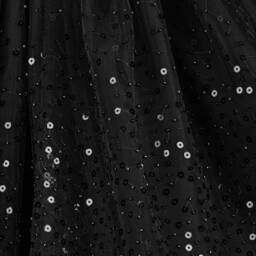 كارل لاغرفيلد كيدز-تنورة تول لون أسود | Childrensalon Outlet