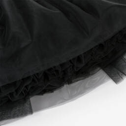 KARL LAGERFELD KIDS-Girls Elegant Black Tulle Gown | Childrensalon Outlet