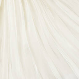 KARL LAGERFELD KIDS-Girls Elegant Ivory Voile Dress | Childrensalon Outlet