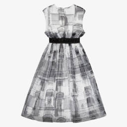 KARL LAGERFELD KIDS-Girls Elegant Tulle Party Dress | Childrensalon Outlet