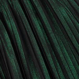 KARL LAGERFELD KIDS-تنورة شيفون لون أسود وأخضر | Childrensalon Outlet