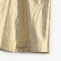 KARL LAGERFELD KIDS-Girls Metallic Floral Elegance Dress | Childrensalon Outlet