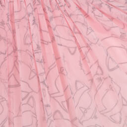 KARL LAGERFELD KIDS-Платье из розового тюля для девочек | Childrensalon Outlet