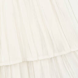 KARL LAGERFELD KIDS-تنورة عاجية ناعمة للبنات | Childrensalon Outlet