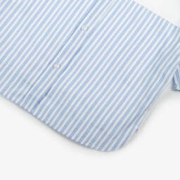 KARL LAGERFELD KIDS-Girls Striped Cotton Short Sleeve Tee | Childrensalon Outlet