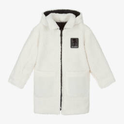 KARL LAGERFELD KIDS-Girls Two-Tone Reversible Jacket | Childrensalon Outlet
