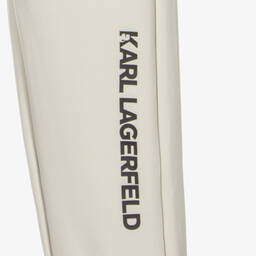 KARL LAGERFELD KIDS-Teen Boys Grey Jersey Logo Joggers | Childrensalon Outlet