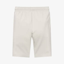 KARL LAGERFELD KIDS-شورت تينز ولادي جيرسي لون بيج فاتح | Childrensalon Outlet