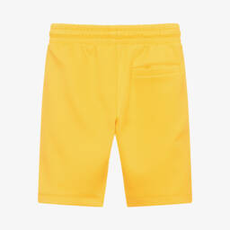 KARL LAGERFELD KIDS-Teen Boys Yellow Logo Shorts | Childrensalon Outlet