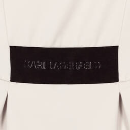 KARL LAGERFELD KIDS-Бежевый комбинезон из крепа | Childrensalon Outlet