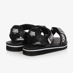KARL LAGERFELD KIDS-Черные сандалии для подростков | Childrensalon Outlet
