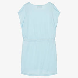 KARL LAGERFELD KIDS-Голубое платье из джерси | Childrensalon Outlet