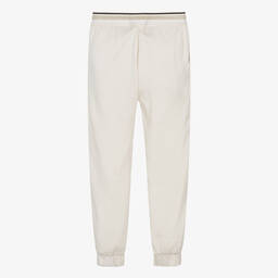 KARL LAGERFELD KIDS-Teen Girls Ivory Lyocell Joggers | Childrensalon Outlet