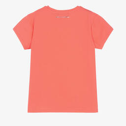 KARL LAGERFELD KIDS-Оранжевая футболка с Шупетт | Childrensalon Outlet