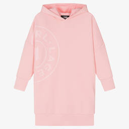 KARL LAGERFELD KIDS-Teen Girls Pink Sweatshirt Dress | Childrensalon Outlet