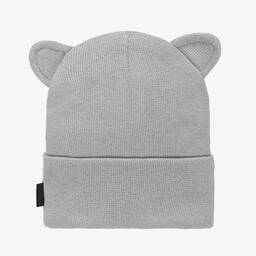 KARL LAGERFELD KIDS-Teen Girls Silver Beanie Hat | Childrensalon Outlet