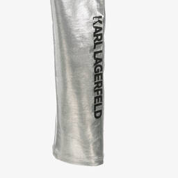 KARL LAGERFELD KIDS-ليغنغز تينز بناتي لون فضّي | Childrensalon Outlet