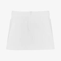 KARL LAGERFELD KIDS-Teen Girls White Logo Mini Skirt | Childrensalon Outlet