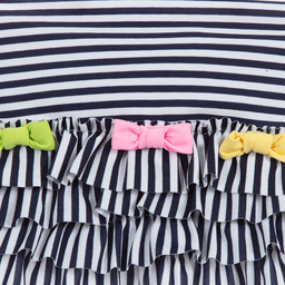 Kate Mack & Biscotti-Blue & White Tankini (UPF 50+) | Childrensalon Outlet