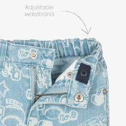 كينزو كيدز-جينز أطفال ولادي قطن دنيم لون أزرق | Childrensalon Outlet