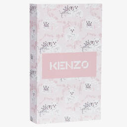 كينزو كيدز-طقم فستان قطن لون زهري للمولودات | Childrensalon Outlet