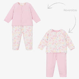 KENZO KIDS-Розовый двусторонний комплект с брюками | Childrensalon Outlet