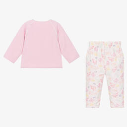KENZO KIDS-Розовый двусторонний комплект с брюками | Childrensalon Outlet