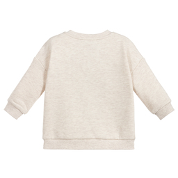 KENZO KIDS-Beige Cotton Tiger Sweatshirt | Childrensalon Outlet