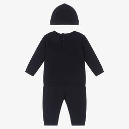 KENZO KIDS-Синий комплект из хлопка и кашемира | Childrensalon Outlet